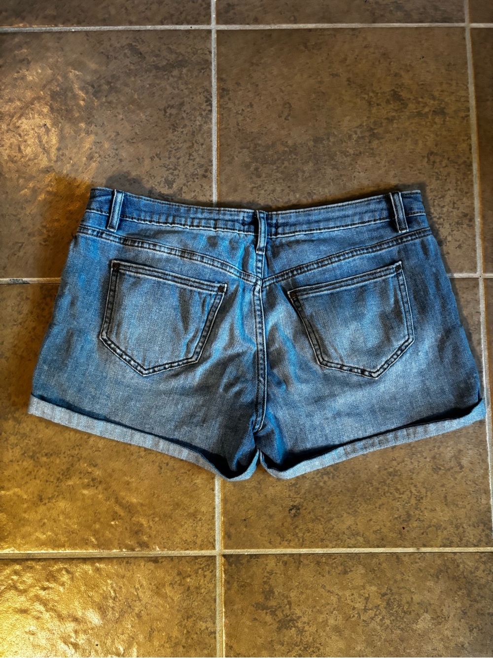 Lauren ConradClassic Blue Denim Women's Shorts, mid rise